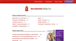 Desktop Screenshot of kecskemet-allas.hu