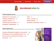 Tablet Screenshot of kecskemet-allas.hu